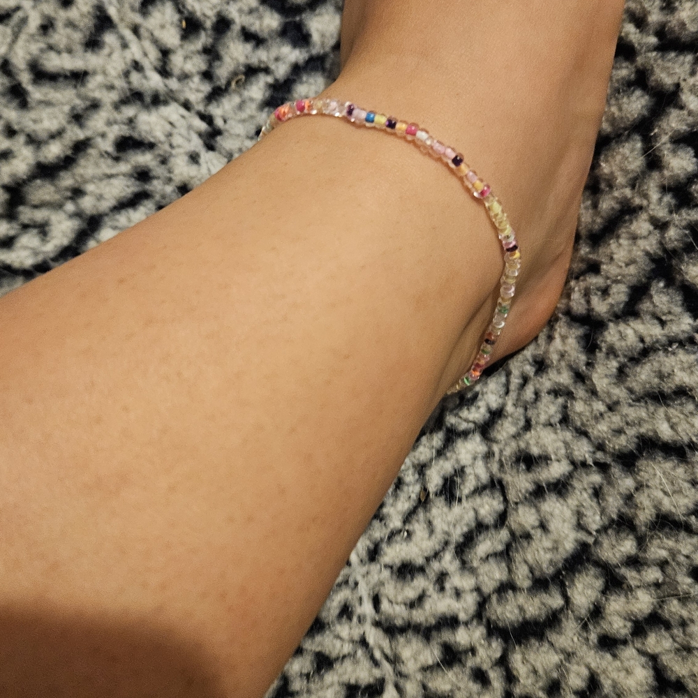 Colorful Beaded Anklet